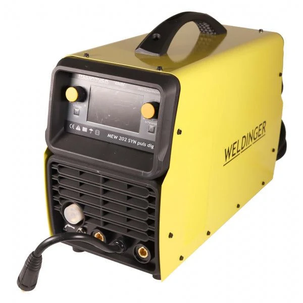 WELDINGER MEW 202 SYN puls dig 200A synergisches MIG/MAG Puls-Schweißgerät Zweirollenantrieb
