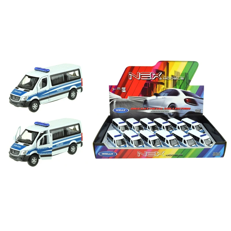 WELLY Mercedes Sprinter Polizei (DE) (12DB)