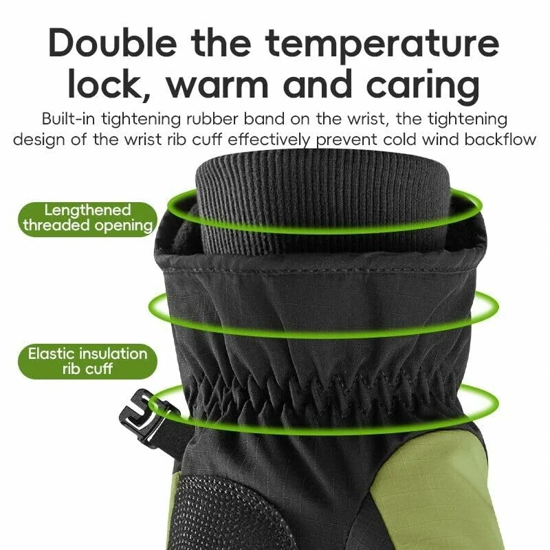 Fahrradhandschuhe Warme Winddicht Handschuhe mit Touchfunktion