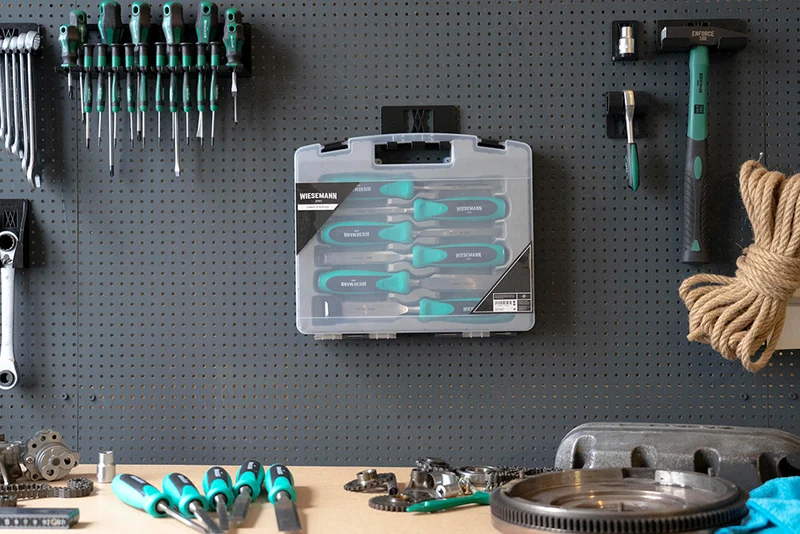Wandhalter für Stechbeitelkoffer für 3D Druck I 068
