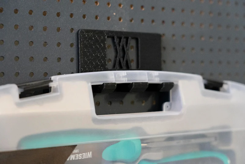 Wandhalter für Stechbeitelkoffer für 3D Druck I 068