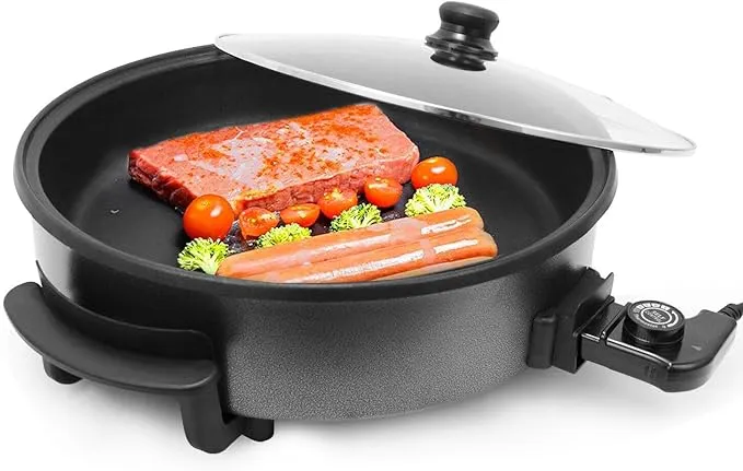 Scheffler Ø40/42cm x 9cm Pizzapfanne Partypfanne Multipfanne Bratpfanne