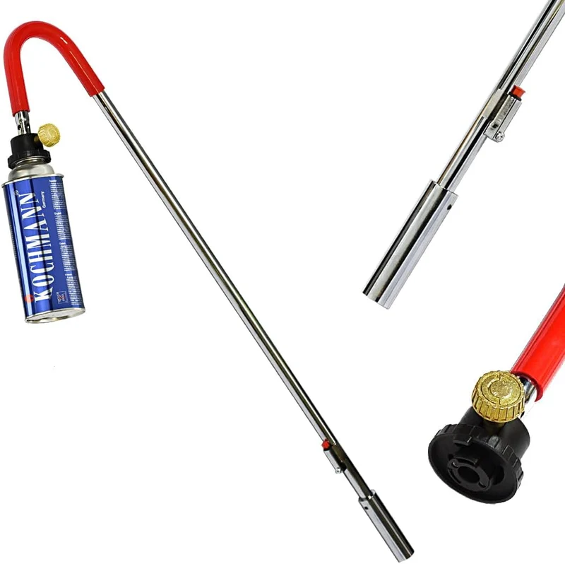 Unkrautbrenner Butangas Unkrautvernichter 84 cm + Piezozündung