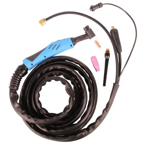 WP26 flex 4m 2polig T25 WIG Schlauchpaket flexible Biegung 9 mm Stecker Gas M16x1,5 (SPW 13)