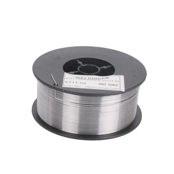 Fülldraht 0,8 mm/1,0 kg Stahl Kleinrolle WELDINGER