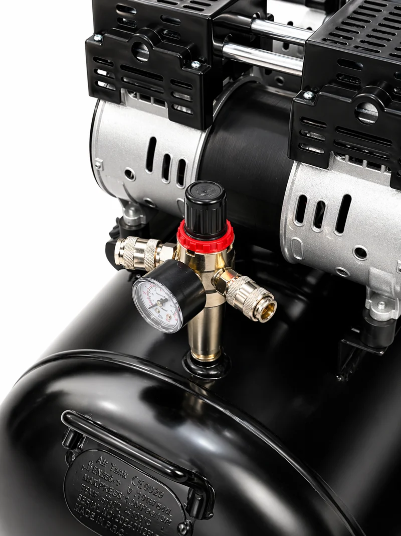STRENER Ölfrei Flüsterkompressor 200L 3PS/8 Bar Geräuscharmer Kompressor