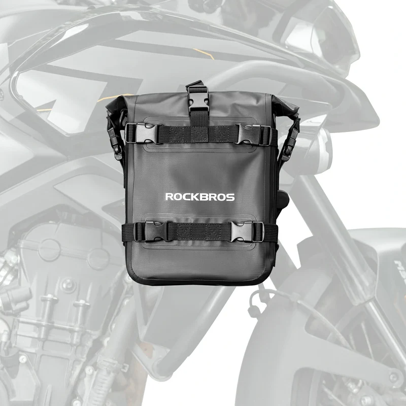 Motorradtaschen 100% Wasserdicht 5L, Seitentasche Motorrad mit Schultergurt