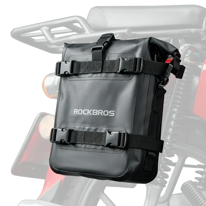 Motorradtaschen 100% Wasserdicht 5L, Seitentasche Motorrad mit Schultergurt