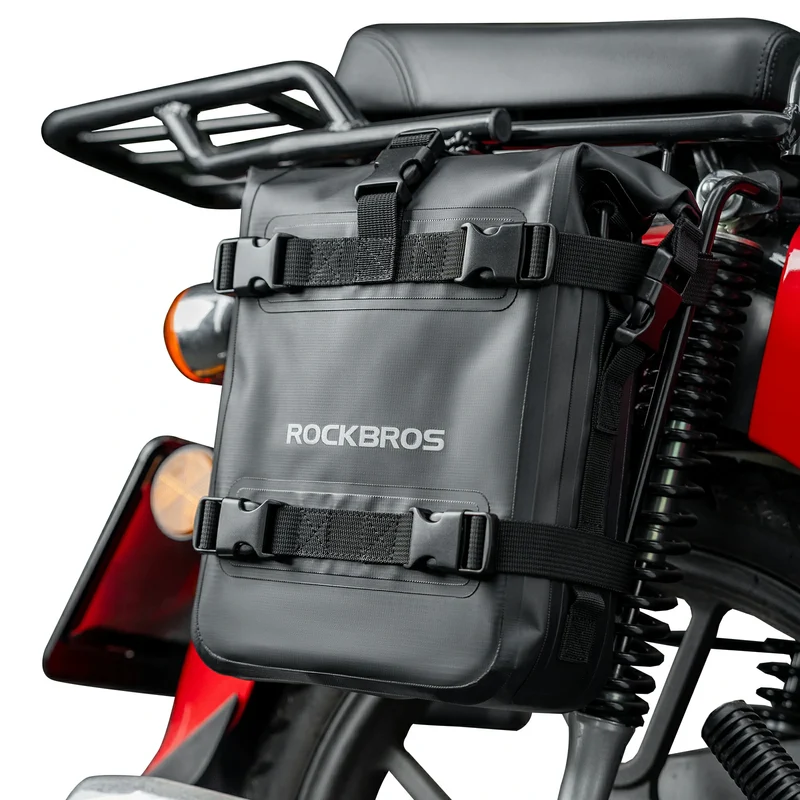 Motorradtaschen 100% Wasserdicht 5L, Seitentasche Motorrad mit Schultergurt