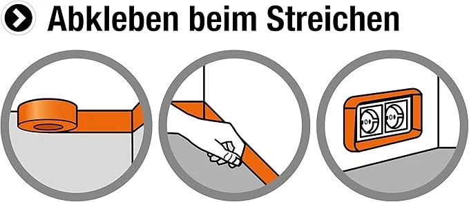 Meister Krepp Klebebandse 50 M x19mm 38mm 50mm
