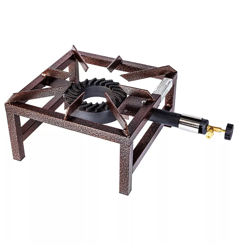 Kochmann Hockerkocher 35X35cm 4.5 kW Gaskocher Camping Outdoor