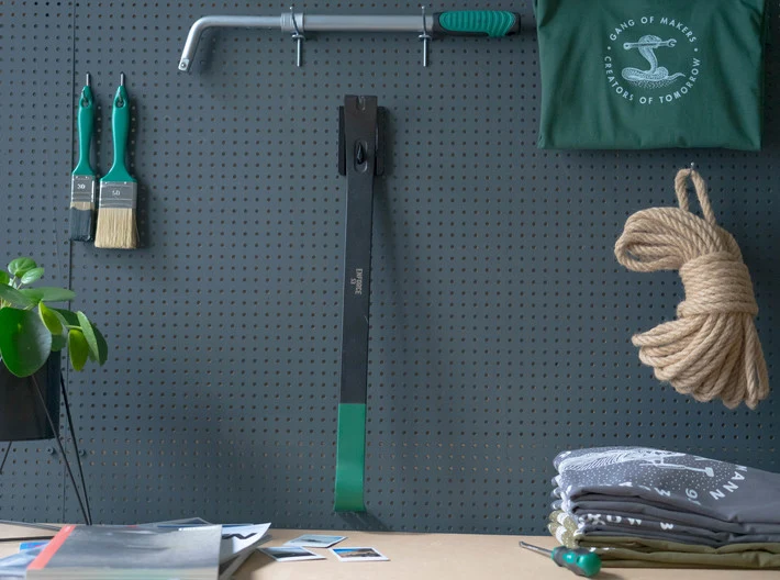 Wandhalter für großes Brecheisen (530mm) für 3D Druck I 037