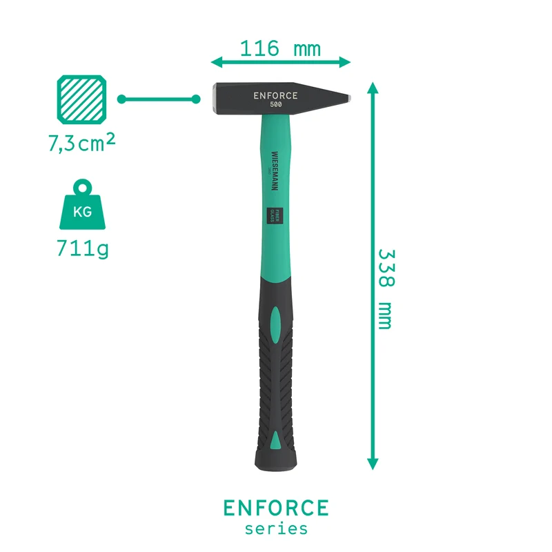 Schlosserhammer 500g I 80447