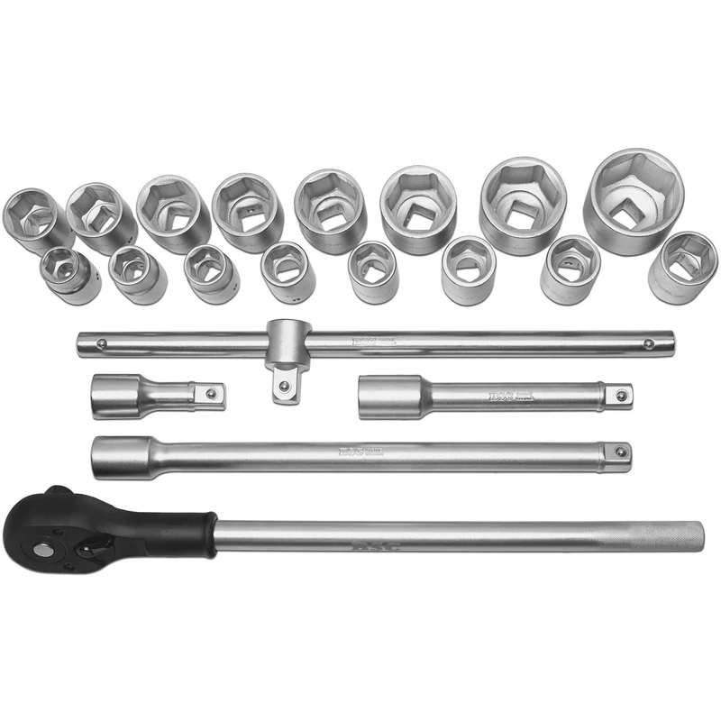 BSC 21 tlg LKW 3/4" Steckschlüsselsatz Satz Sechskant 19-50 mm