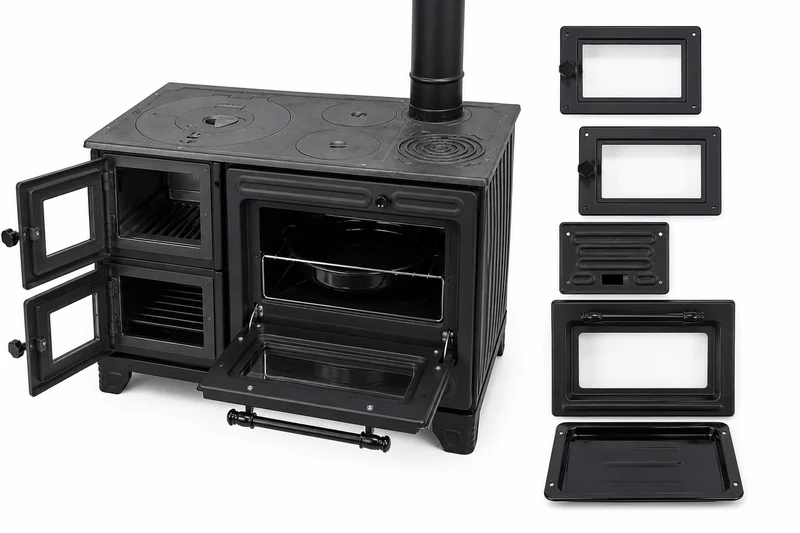 XXL Grillkamin Kuzine Soba Ofen Küchenofen Terrassenofen Holzofen Outdoor Ofen