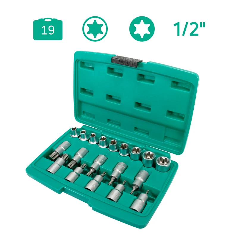 Steckschlüsselsatz 1/2" für TORX I 80195