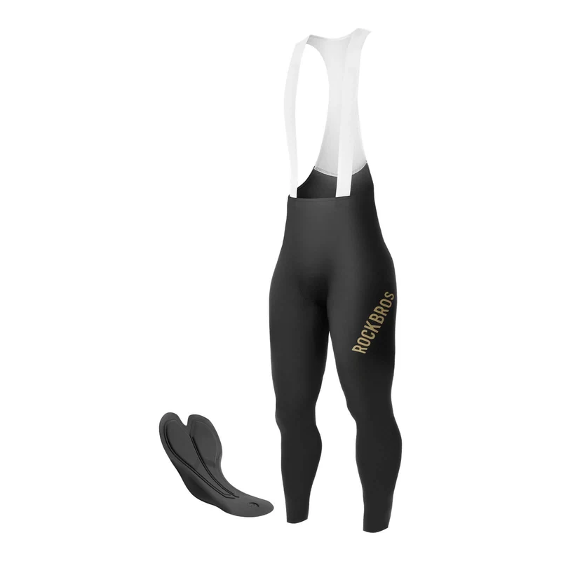 ROCKBROS Herren Fahrrad Trägerhose Lang Gepolstert