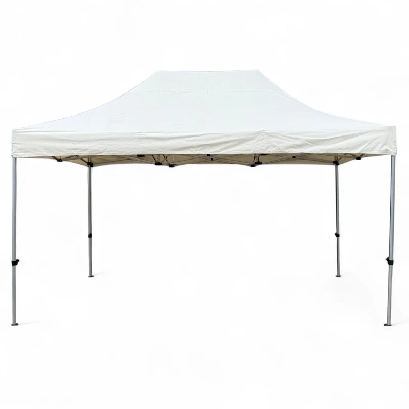 4.5x3m Faltschirm Pavillon Gartenpavillon Partyzelt Gartenzelt beige