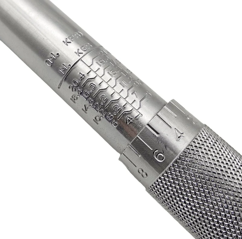 Brüder Mannesmann Drehmomentschlüssel Ratsche Umschaltknarre CRV 1/2 " Zoll (12.5 mm) 40 - 210 Newtonmeter Nm Drehmomentratschenschlüssel, Kiloschlüssel