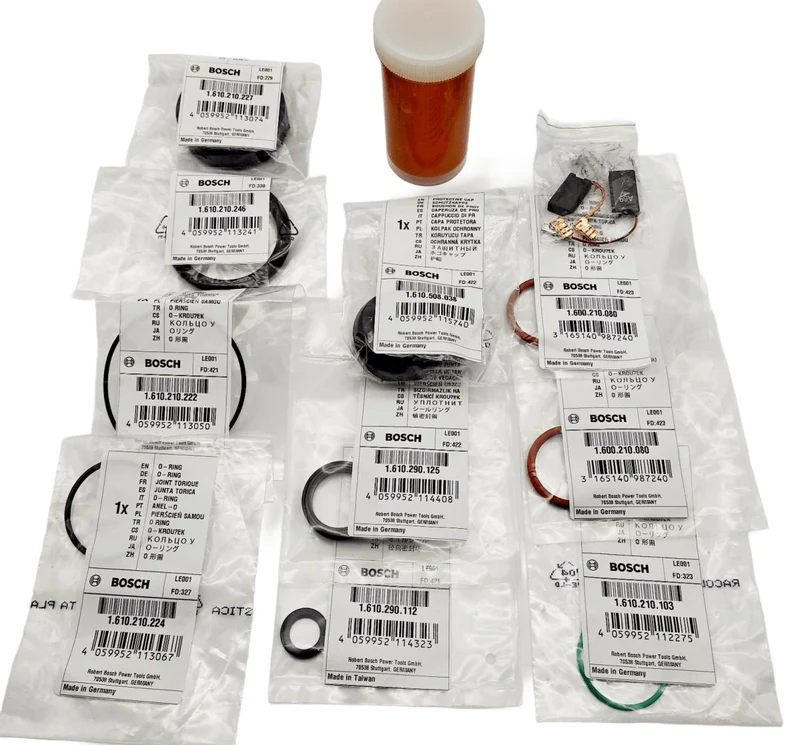 Bosch GBH 8-45 DV, GBH 8D, GSH 7 VC Service Set Verschleißteil Satz Reparatur Pack + Fett