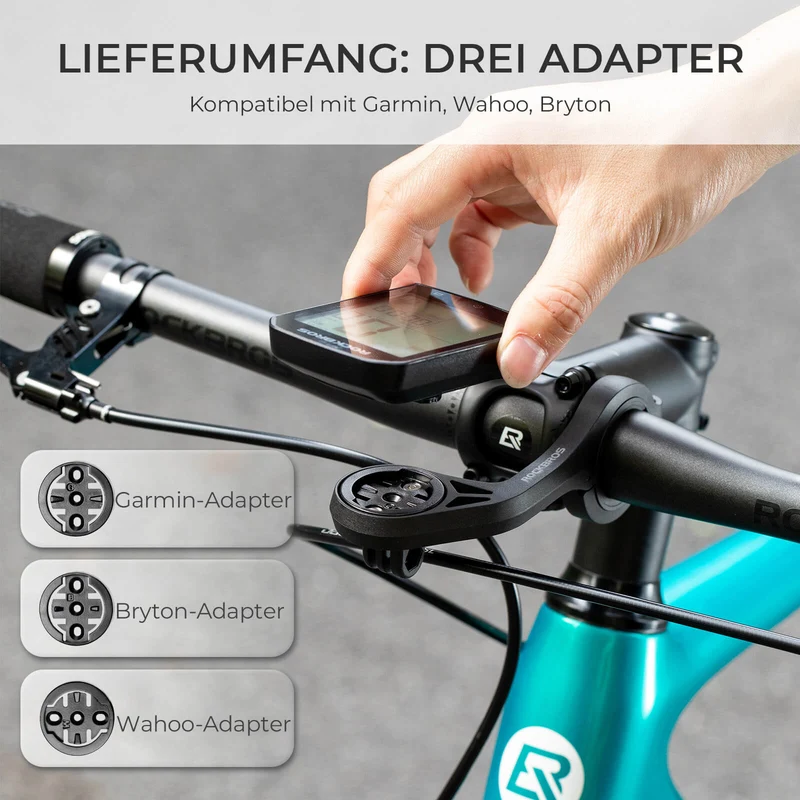Fahrradcomputer Halterung Kompatibel für Fahrradlenker 31.8mm Kompatibel für Garmin, Wahoo, Bryton