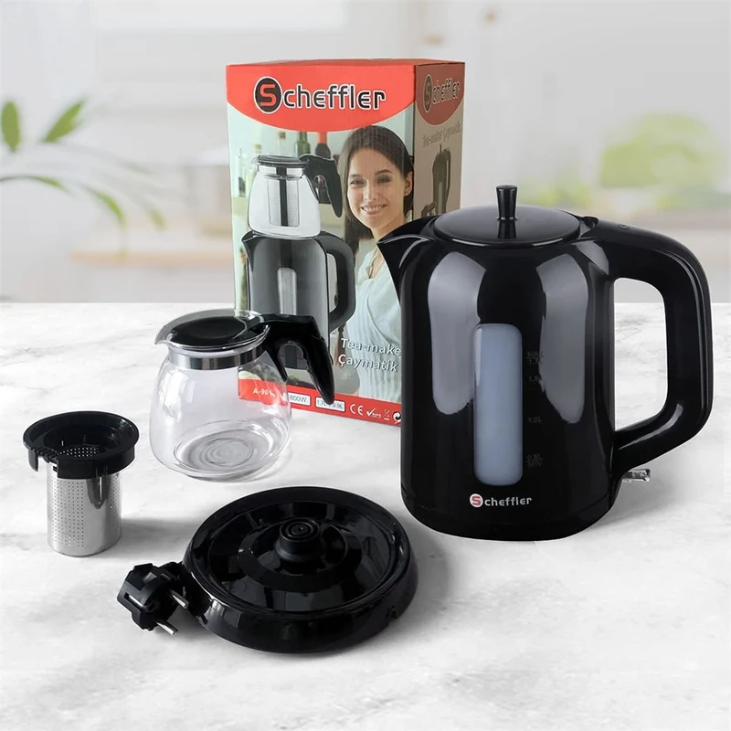 1800W Elektrische Teekocher Caymatik Samowar 2.6L Wasserkocher