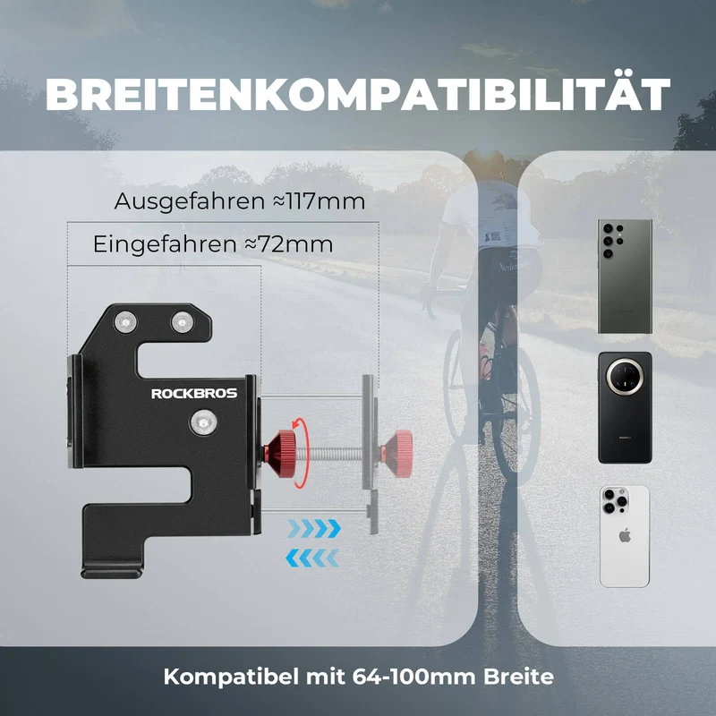 ROCKBROS Handyhalter Fahrrad für 4,7"-7,09"
