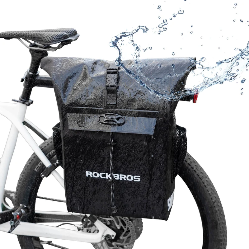 3 in 1 Wasserdicht Gepäckträgertasche Rucksack Umhängetasche 18L