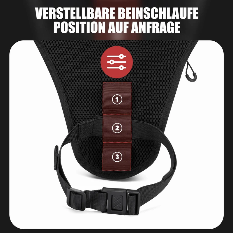 ROCKBROS Motorrad Beintasche Beinbeutel Hüfttasche mit Schultergurte