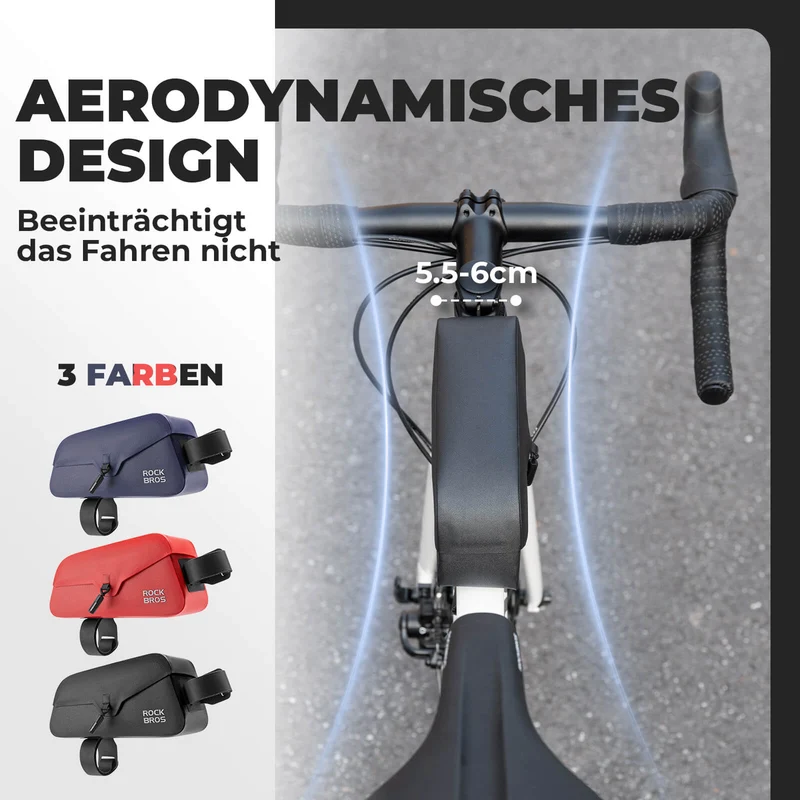 Magnetische Oberrohrtasche 100% Wasserdicht