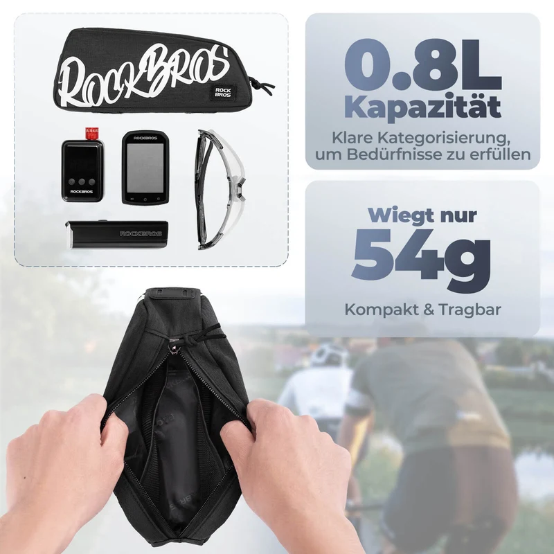 Oberrohrtasche Rahmentasche 0,8L - SketchRide Series