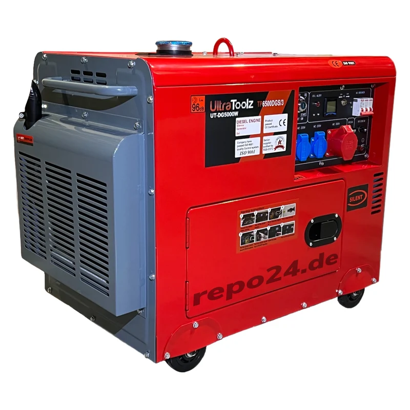 Diesel Stromerzeuger Generator Notstromaggregat 5 kW mit E-Start
