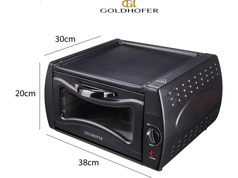 Goldhofer Antihaftbeschichtete Arabische Backofen 2100W Tandoor
