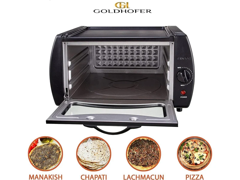 Goldhofer Antihaftbeschichtete Arabische Backofen 2100W Tandoor