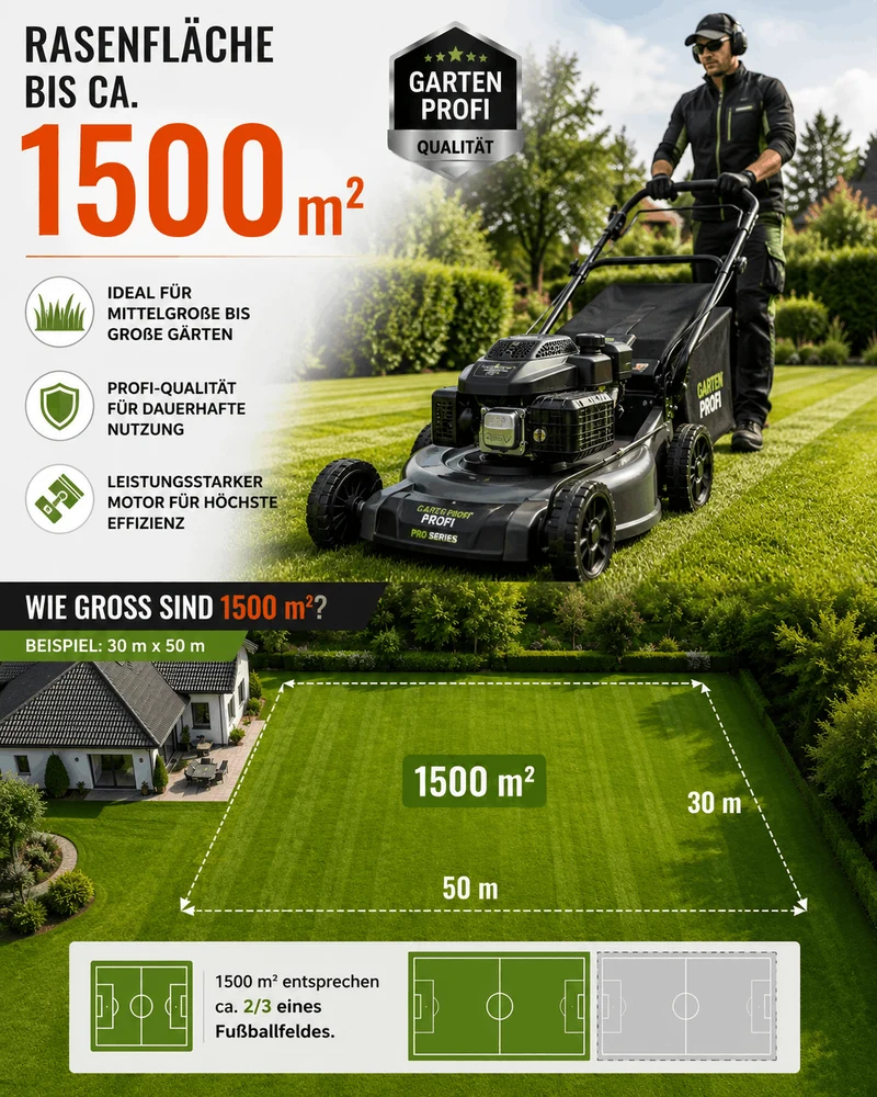 Benzin 4 Takt Rasenmäher / Mulchmäher 99CC 1800W 3.5PS