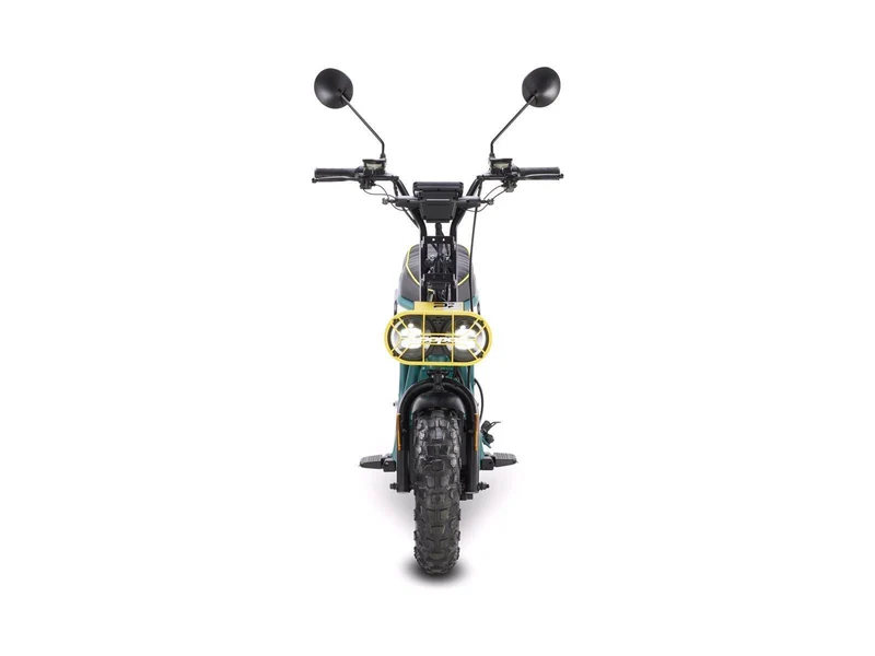 Coopop RUGGED E-Bike E-Scrambler 1200W 25-45 km/h Dunkelgrün