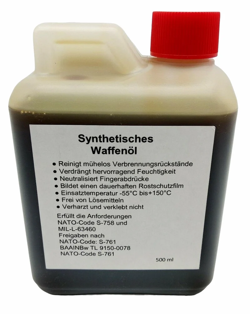 (40€/L) 500ml Äronix 8758 synthetisches Waffenöl Pflegeöl Schmieröl Öl -55°C bis +150°C