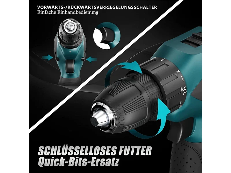 IF-Tools Akku Schrauber Set (2x 18V | 2.0Ah)