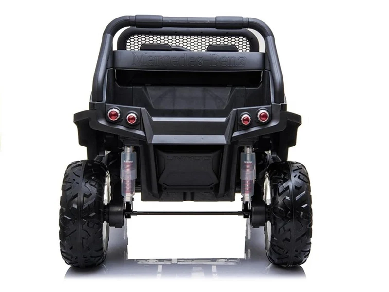 Mercedes UNIMOG Geländewagen 4x4 Allrad Kinderauto mit Display + Fernbedienung