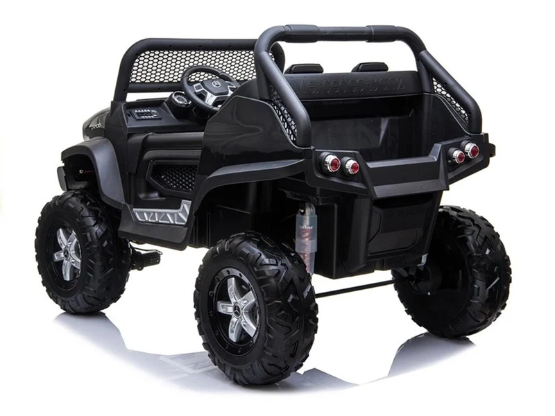 Mercedes UNIMOG Geländewagen 4x4 Allrad Kinderauto mit Display + Fernbedienung