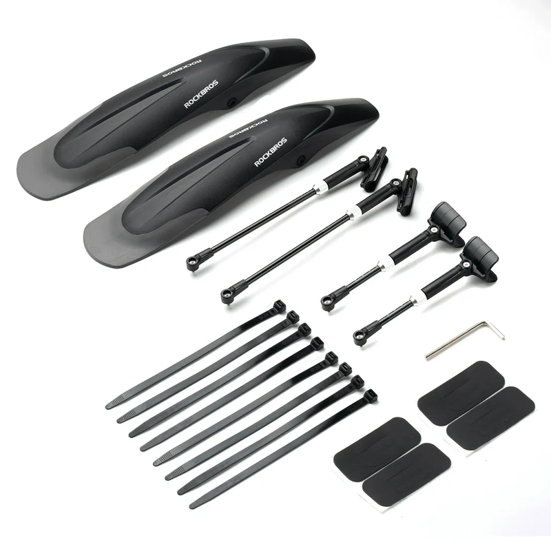 Fahrrad Schutzbleche Set Vorne/Hinten Flexible Fahrradschutzblech Verstellbar