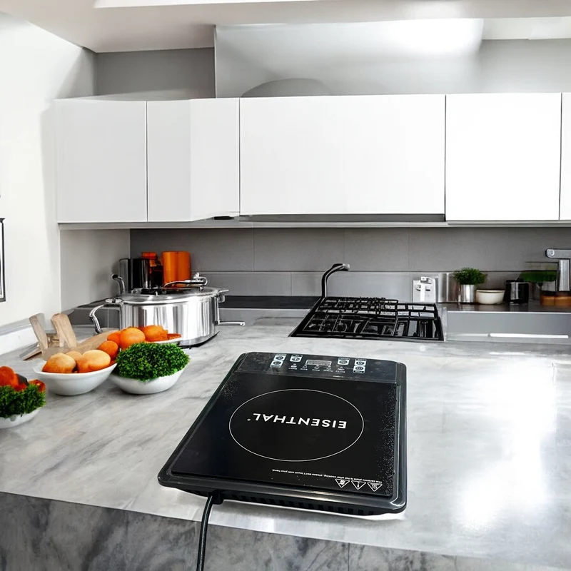 Induktion Kochplatte Einzelplatte Elektrisch mit Timer 1500 W