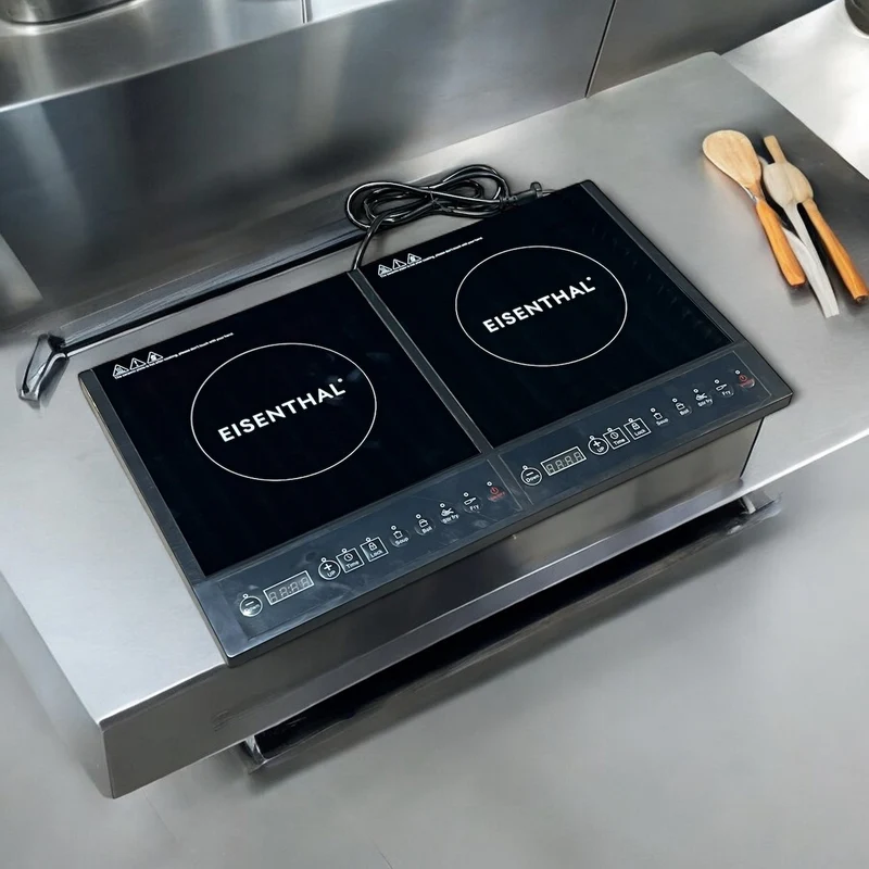 Induktion Kochplatte Doppel Elektrisch mit Timer 3400W