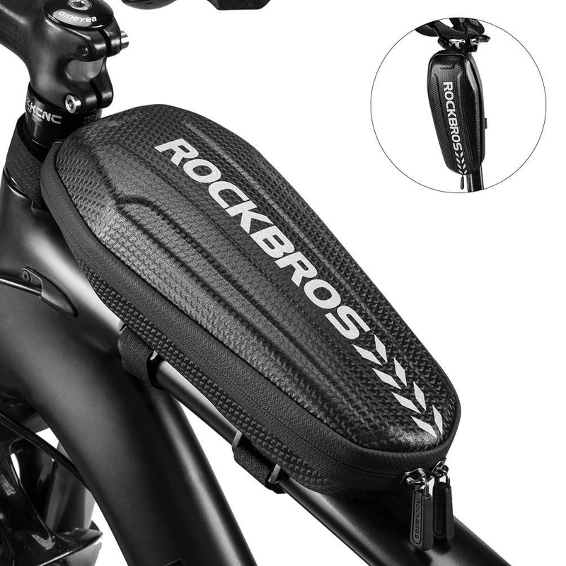 ROCKBROS Wasserdicht Oberrohrtasche Satteltasche 1L/1,5L Schwarz