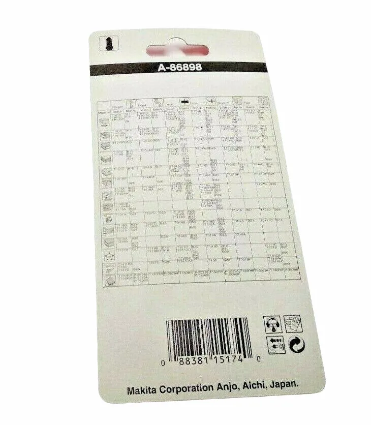 Makita Stichsägeblatt Set 5tlg. Holz Metall Stahl Kunststoff Sägeblätter HCS,HSS