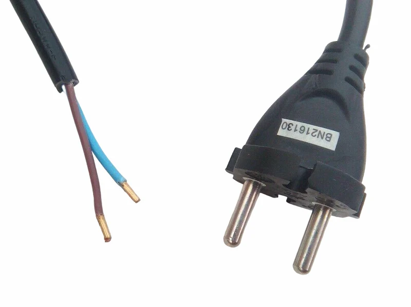 Maschinenkabel 2 x 1,0 mm² Anschlußkabel 3m Netzleitung Kabel Bohrhammer Bohrmaschine