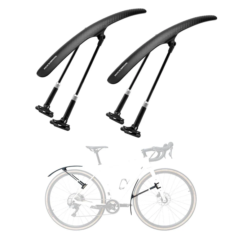 ROCKBROS Rennrad Schutzblech Set für 27,5 Zoll Fahrräder Quick-Release