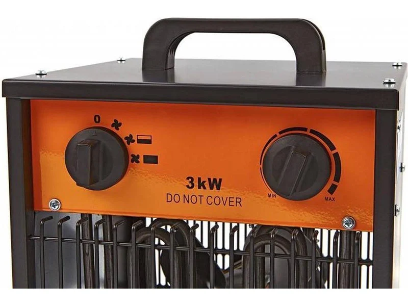 Heizlüfter Elektroheizung Heizung 3.0 kW Heizstrahler 476 m³/h
