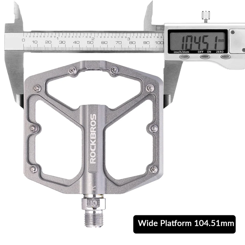 ROCKBROS Aluminium Platform Pedale 9/16 Zoll für MTB E-Bike Stadtrad