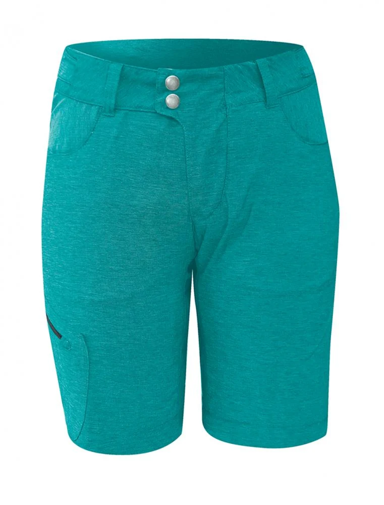 CHIBA Baggy Pants mit Innenhose Lady - Radhose Damen XXL türkis mit Sitzpolster